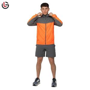 เสื้อแจ็คเก็ตกันลมมีฮู้ดสำหรับผู้ชาย ผ้าโพลีเอสเตอร์กันน้ำ ระบายอากาศได้ดี คอตั้ง ปักโลโก้ได้ตามต้องการ เหมาะสำหรับฤดูหนาว - Product Image 3