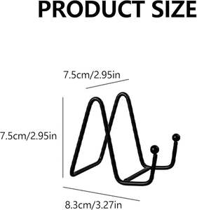 Support de plaque métallique décoratif de fabricant fiable pour la maison et le bureau, créant un aspect organisé avec du métal moderne - Product Image 2