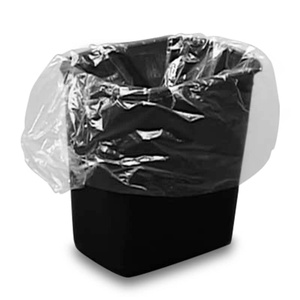 Disposable HDPE Trash Can Liners Clear and Thick 0.9-1.75 Mil Sealed - Product Image 1