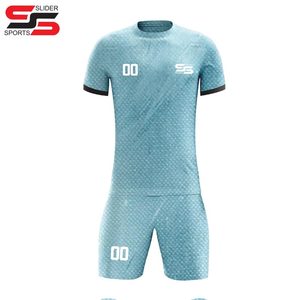 Conjunto de uniforme de fútbol de secado rápido para hombre, con sublimación DHL camiseta de fútbol, pantalones cortos, estampado de logotipo verde, nuevo poliéster - Product Image 6