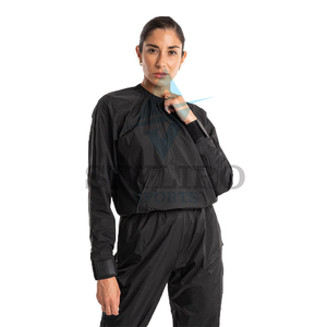 Traje de sauna de PVC para mujer de calidad superior para cuerpo Fitness entrenamiento en casa pérdida de peso adelgazante - Product Image 2