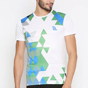 เสื้อยืดแขนสั้นผ้าฝ้าย 100% แห้งเร็ว น้ำหนักเบา ไม่เป็นขุย แฟชั่นใหม่สำหรับผู้ชาย ออกแบบเสื้อของคุณเองได้ เหมาะสำหรับกิจกรรมกลางแจ้ง - Product Image 4