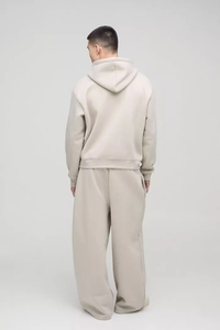 เสื้อฮู้ดมีซิปแบบธรรมดาสำหรับผู้ชายเสื้อมีฮู้ดระบายอากาศโลโก้ตามสั่งสำหรับฤดูหนาว - Product Image 3