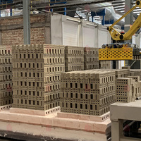 Ligne complète automatique de four à rouleau de carreaux de céramique de briqueterie de machine de fabrication de briques d'argile