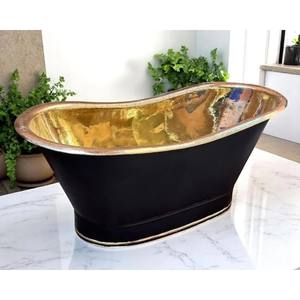 Construcción sólida de latón de las bañeras que mejora la estabilidad y la comodidad, regalos de inauguración de casa, accesorio de baño recién llegado - Product Image 4