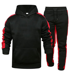 Trajes Deportivos de Dos Piezas para Hombre, Transpirables, Sólidos, Casuales, Personalizados, 100% Algodón, Felpa, 300g, Alta Calidad, Venta al Por Mayor - Product Image 3