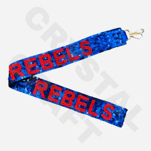 Sangle de sac à main en perles de verre CRYSTAL CRAFT, perles de verre, couleur personnalisée, perles de rocaille, style indien, taille personnalisée, logo personnalisé accepté - Product Image 4