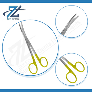 Ciseaux Mayo Supercut Manual 190mm Long Carbure de Tungstène Incurvé Chirurgical Acier Inoxydable Certifié CE Fabriqué au Pakistan - Product Image 4