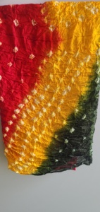 Women's Multicolor Traditional Scarf & Shawl Art Silk Printed Dupatta - Product Image 2