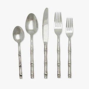 Finest Quality Factory Direct Sale Wholesale Flatware Stainless Steel Silver Polished Wrought Handle Cutlery <b>Set</b> - Product Image 5