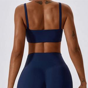 Conjunto de sujetador para mujer Sujetador deportivo de fitness atlético para mujer de alto apoyo Yog de alta calidad con característica transpirable Estilo simple - Product Image 3