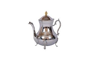 Metal Tea Kettle <b>Pot</b> with Handle Engraved Luxury Design Turkish Arabic Coffee <b>Pots</b> Golden Brass Miniature Kettle For Kitchen - Product Image 2