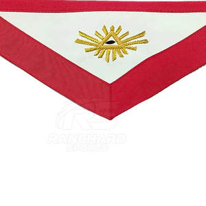 Tablier maçonnique traditionnel brodé, artisanat de qualité supérieure, tablier maçonnique brodé personnalisé - Product Image 3