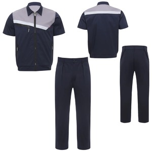 Algodón transpirable Tallas grandes Protección laboral para adultos Alta visibilidad Traje DE TRABAJO A prueba de polvo Resistente al desgaste Manga corta Reflectante - Product Image 2