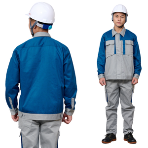 Durabilidad mejorada Ropa de trabajo de manga larga Hombres Algodón Poliéster Mezcla Todas las industrias Logotipo personalizado Absorbe la humedad - Product Image 1