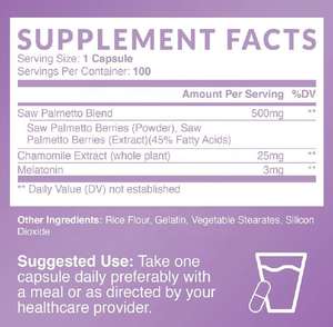 Capsules de tronçonneuse Palmetto de haute qualité, vitamines capillaires pour une <span class=keywords><strong>croissance</strong></span> plus rapide des cheveux et un approvisionnement capillaire sain et la santé de la Prostate - Product Image 3