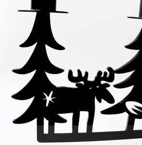 Décoration d'intérieur décoration de mariage cadeau pour fête de famille arbre de Noël coloré bougeoir photophore en métal pour cadeau et - Product Image 6