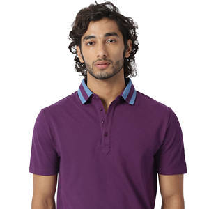 Golf de luxe pour hommes pour chemises Solide Séchage rapide Performance Logo personnalisé Tissu polaire de haute qualité à manches courtes Personnalisable - Product Image 4