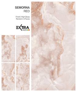 Azulejos de Porcelana SEMORNA Rojos de Alto Brillo, Calidad Premium, Estilo Moderno - Product Image 1