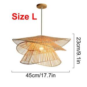 Suspension en bambou artisanale offrant un style unique et un design durable pour les projets d'intérieur modernes - Product Image 5