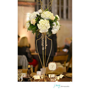 Centres de table décoratifs de restaurant en or de taille personnalisée de haute qualité Décorations de table de mariage exclusives Offre Spéciale - Product Image 3