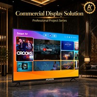 Solusi Proyek Hotel Smart TV 65 Inch |   Panel BOE/CSOT A+ Asli |   Televisi Layar Tanpa Bingkai Berbahan Aluminium