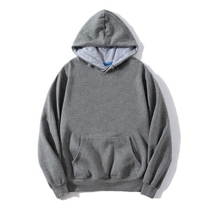 Sweats à capuche personnalisés 100% coton 320 grammes hommes sweat survêtement de haute qualité en gros poids lourd sweats à capuche en vrac pour l'impression - Product Image 6