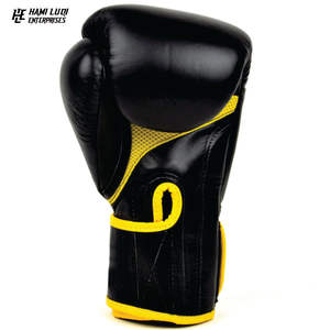 Gants de boxe en cuir Pu de haute qualité taille personnalisée en gros 10OZ 12OZ 14OZ 16OZ Kick Boxing Sparring - Product Image 4