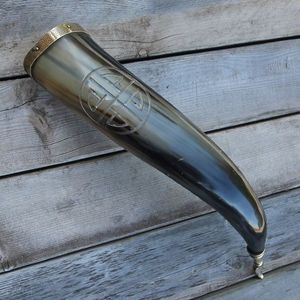 TANKARD Cuerno para beber vikingo hecho a mano natural de la mejor calidad con la mejor calidad Hecho por exportación de la India - Product Image 5