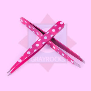 Pince à sourcils en acier inoxydable de haute qualité en gros Meilleurs instruments de beauté avec pointe pointue - Product Image 2