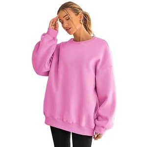 Sudadera con capucha y logotipo personalizado de 380g de alta calidad, sudadera en blanco para trabajo, sudadera para mujer, sudaderas con capucha de hombro caído de tamaño personalizado para mujer - Product Image 5