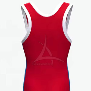 2025 High Quality Customized Printing Breathable Eco-Friendly Quick Dry Spandex/Polyester Wrestling Singlets <b>One</b> Piece <b>Tops</b> for - Product Image 4