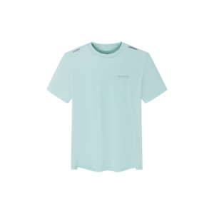Camiseta ERKE para Hombre, Cuello Redondo, Verde Claro, 100% Algodón/Fibra de Bambú, Diseño Sólido, Estampado, Número de Modelo 11225202059-502 - Product Image 1