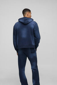 เสื้อฮู้ดดี้สไตล์วินเทจสุดเทรนดี้ ผ้าฟลีซคอตตอน 100% ทรงโอเวอร์ไซส์ น้ำหนักเบา เป็นมิตรกับสิ่งแวดล้อม ล้างสีแบบแอซิด เหมาะสำหรับฤดูหนาว - Product Image 3