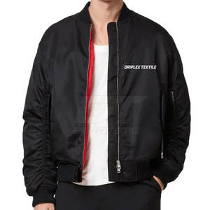 Venta al por mayor de secado rápido chaqueta de bombardero de los hombres para la venta en línea de poliéster hecho chaqueta de bombardero para los hombres - Product Image 5
