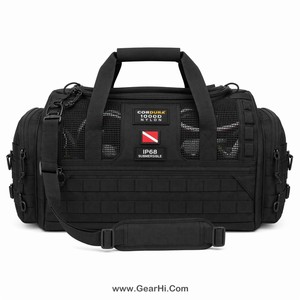 Bolsa para Equipo de Buceo, Bolsa de Malla para Regulador de Buceo, Bolsa de Lona Impermeable IP68 Sumergible, Mochila de Buceo, Bolsas para Aletas de Natación y Equipo de Buceo - Product Image 1