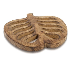 Wood <b>Trivets</b> Eco-friendly Acacia Wood Pot Hot Heat Insulation Resistant Handicraft at Best Price - Product Image 6