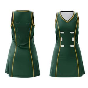 Uniformes de Netball Personalizados por Sublimación, Vestidos al por Mayor, 100% Poliéster con Diseño Impreso por Sublimación - Product Image 1