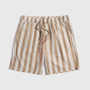 Shorts décontractés pour hommes en coton respirant, fabriqués au Pakistan, style urbain, motif uni, taille élastique, coupe mi-haute – Meilleur prix - Product Image 1