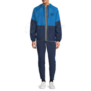 Design personnalisé pour hommes coupe-vent de fitness d'hiver avec nylon imperméable doux vente active bas de haute qualité grande taille survêtement - Product Image 1