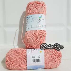 Rozetti เส้นด้ายคอตตอน100% ลายกุหลาบแพน-แซลมอน40106ปลายเปิดลวดลายเป็นมิตรต่อสิ่งแวดล้อมสำหรับถักทอเย็บปักถักร้อย - Product Image 1