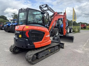 Excavatrice sur chenilles d'excavatrice de KX060-5 Kubota assez utilisée mini à vendre - Product Image 3