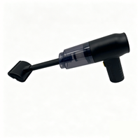 Souffleur d'air électrique sans fil 130000 tr/min, souffleur de poussière portable, moteur sans balais, batterie 1500 mAh pour clavier d'ordinateur, intérieur de voiture