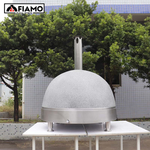 FIAMO <span class=keywords><strong>MAXI</strong></span> Horno de <span class=keywords><strong>Pizza</strong></span> de Arcilla de Encimera Horno de Barbacoa de Pan de Gas con Pala de Cenizas Cocina de <span class=keywords><strong>Pizza</strong></span> al Aire Libre para Uso Doméstico - Product Image 6