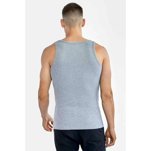 2025 Premium Quality Knitted 100% Cotton Sporty <b>Gym</b> <b>Vest</b> Tank Top Quick Dry Breathable for <b>Men</b> - Product Image 4
