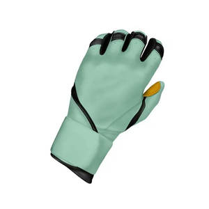 Gants de baseball de couleur verte de haute qualité Gants de frappe de baseball en cuir Offre Spéciale professionnels gants avec logo personnalisé - Product Image 6