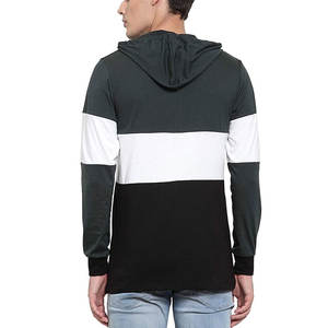 Ropa informal Diseño personalizado Hombres Sudaderas con capucha En precios al por mayor Streetwear Casual Pullover Basics Hombres Sudadera con capucha para la venta - Product Image 3
