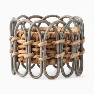 Anneaux de serviette en osier rotin pour décoration de table Rond de serviette Anneaux de serviette de Noël Mariage du Vietnam - Product Image 6