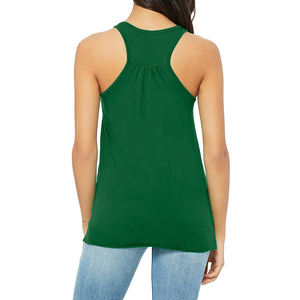 Camiseta sin Mangas de Spandex/Poliéster al por Mayor para Mujer, Top Casual de Verano, Camiseta con Tirantes, Chaleco Corto, Top de Moda Femenina - Product Image 5