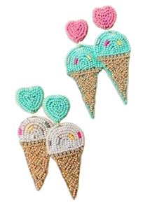 Pendientes de Cuentas Hechos a Mano Modernos y Populares, Cuentas de Semillas, Joyería de Moda Ligera a Precio Económico - Product Image 4